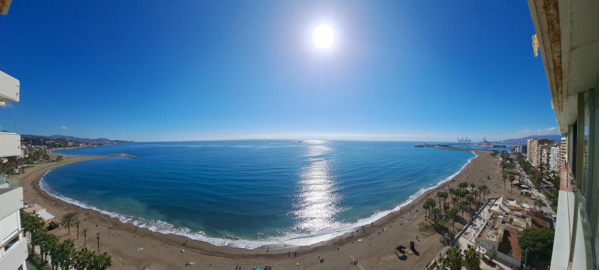Exclusive Malaga Skyline Apartment Bagian luar foto